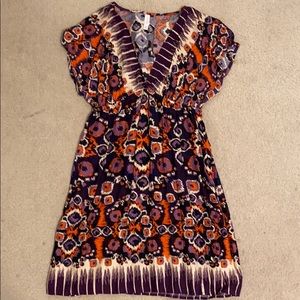 Tribal beach coverup